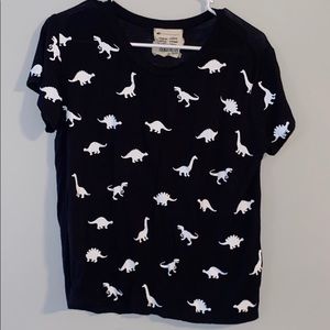 Dinosaur Pattern Graphic Tee